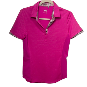 Nico Women's Pink Sparkly Polo Shirt